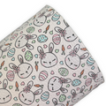 Easter Bunny Printed Litchi Faux Leather Sheet