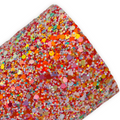 Carnival Candy Sparkle Mixed Chunky Glitter Leather Sheets