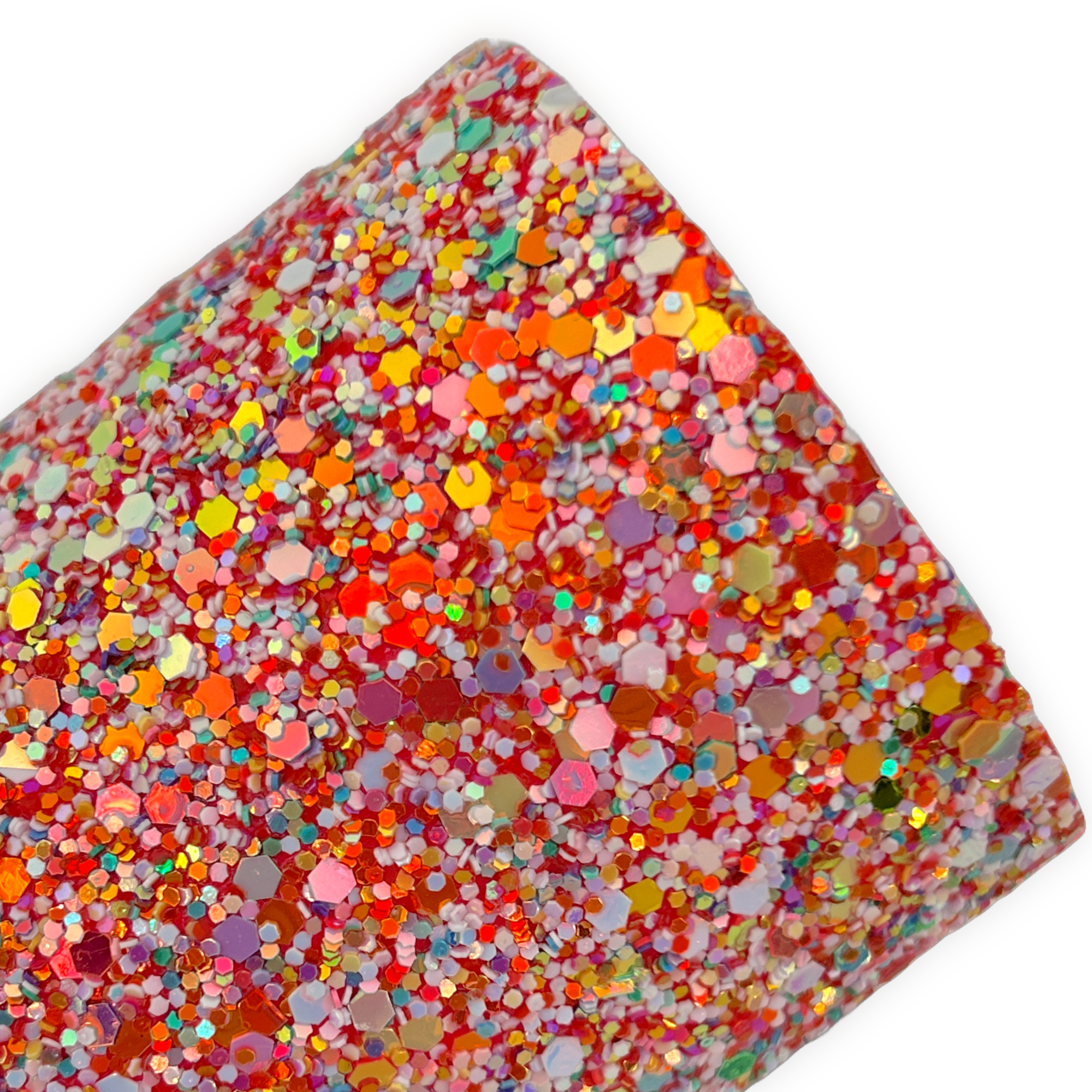 Carnival Candy Sparkle Mixed Chunky Glitter Leather Sheets