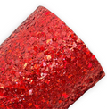 Red Iridescent Chunky Glitter Sheets