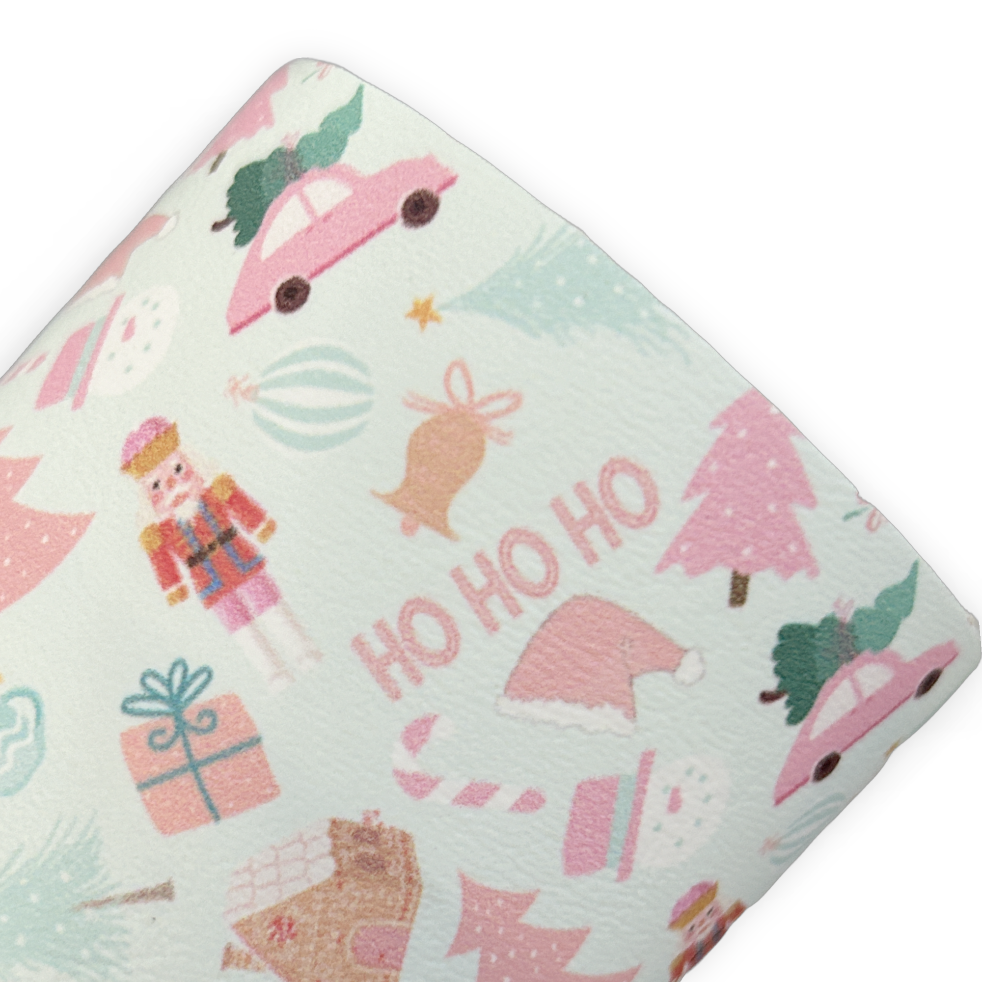 Christmas Solider Printed Faux Leather Sheets