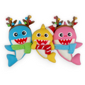 Shark Christmas Clay Embellishment