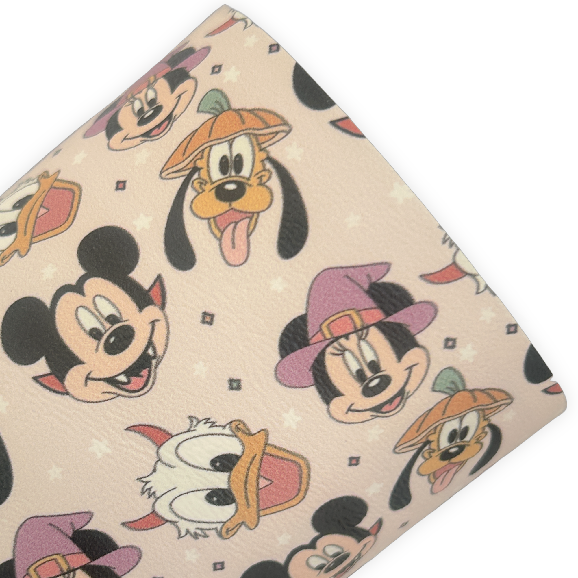 Halloween Mouse Friends Printed Faux Leather Sheets
