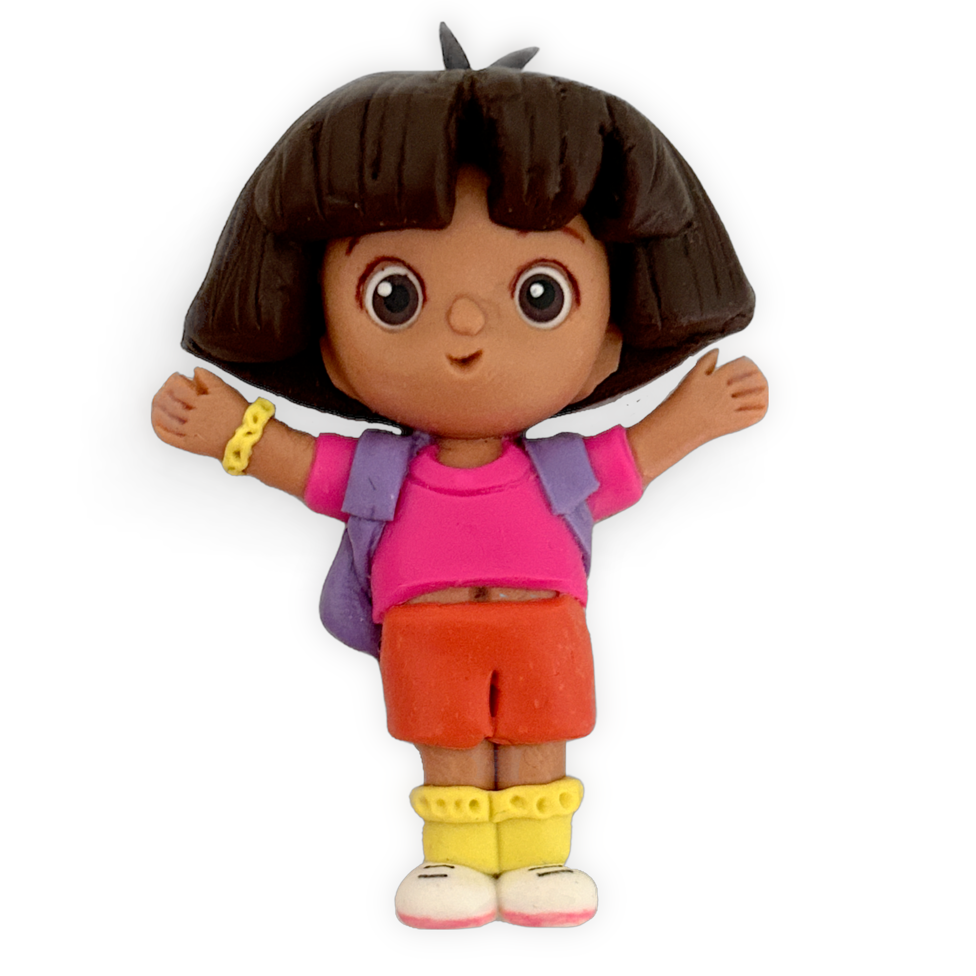 Explorer Girl Clay Embellishment