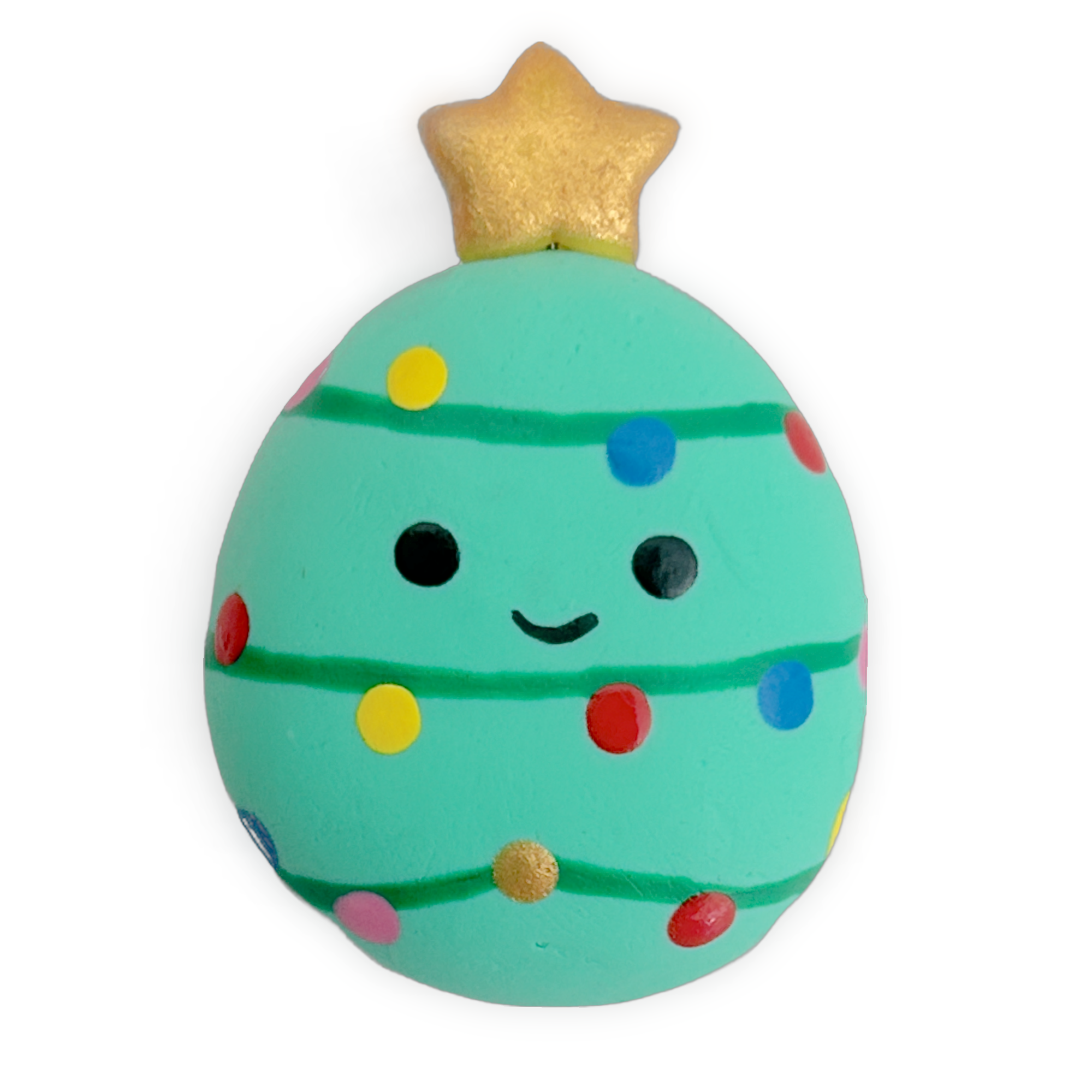 Christmas Tree Squish Clay Embellishment