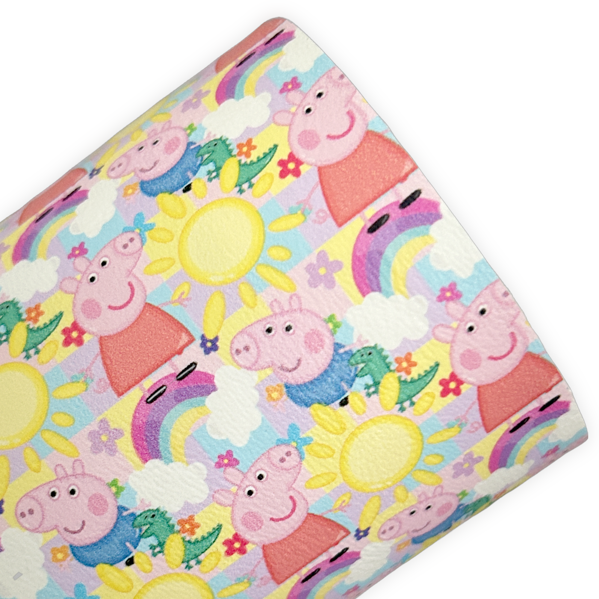 Pig Printed Faux Leather Sheets