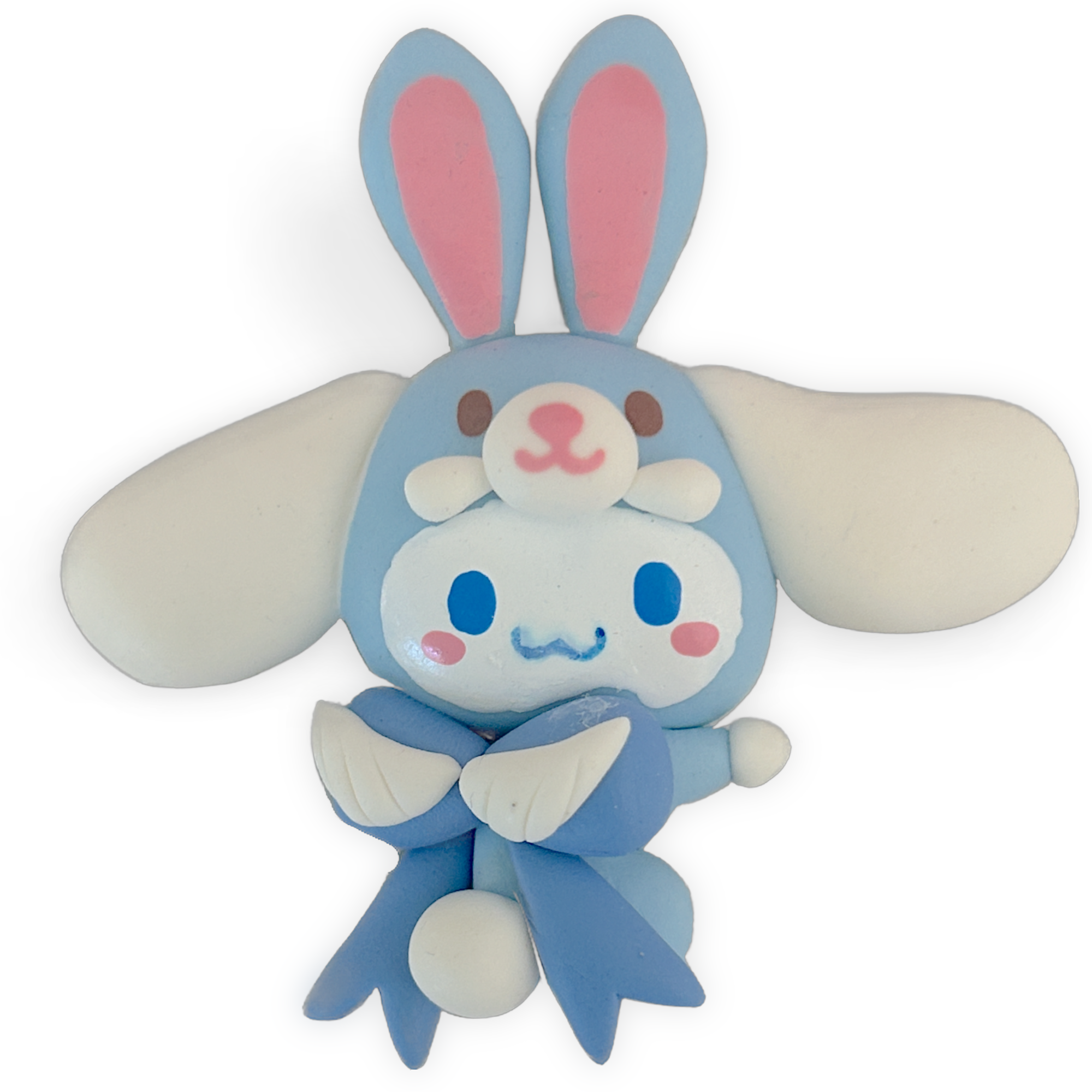 Easter Chubby Puppy Kitty Friend Clay Embellishment