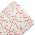 Candy Cane Christmas Printed Faux Leather Sheets