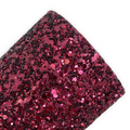 Dark Burgundy Chunky Glitter Faux Leather Sheet – Ideal for Crafting Hair Bows, Keychains & Accessories