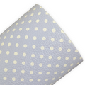 Soft Lilac Polka Dot Litchi Printed Faux Leather Sheets