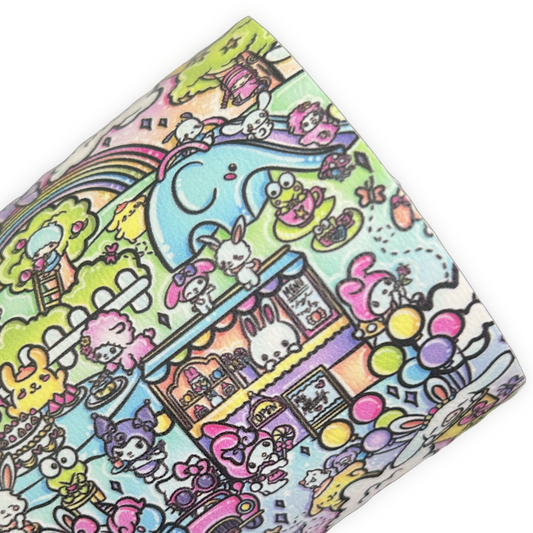 Kitty and Friends Printed Faux Leather Sheets