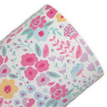 Ditsy Pink Floral Litchi Faux Leather Sheets