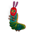 Caterpillar Book Clay Embellishment