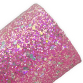 Bubblegum Pink Mixed Chunky Glitter Sheets