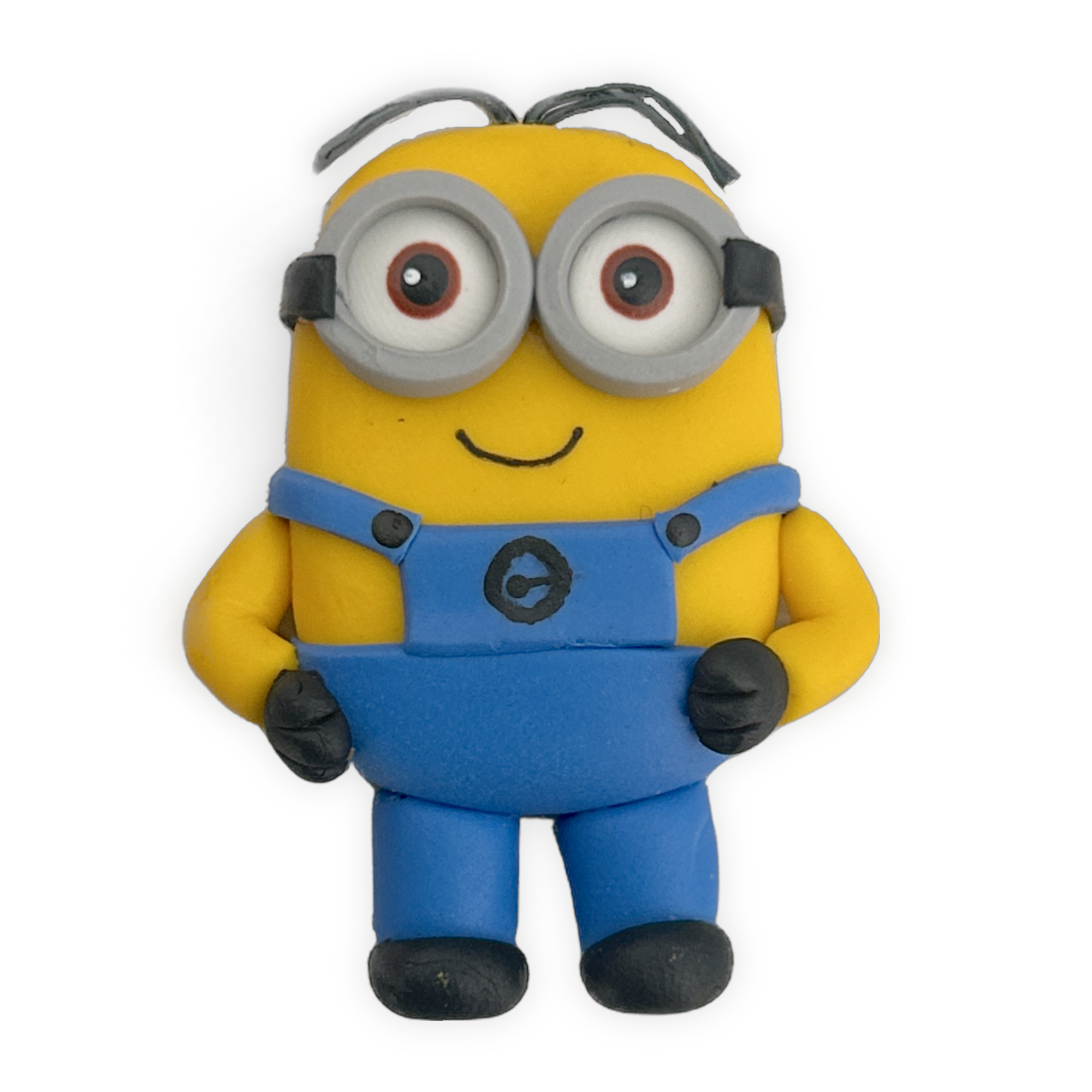 Yellow Guy Clay Embellishment