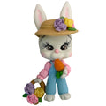 Easter Floral Bunny Clay Embellishment