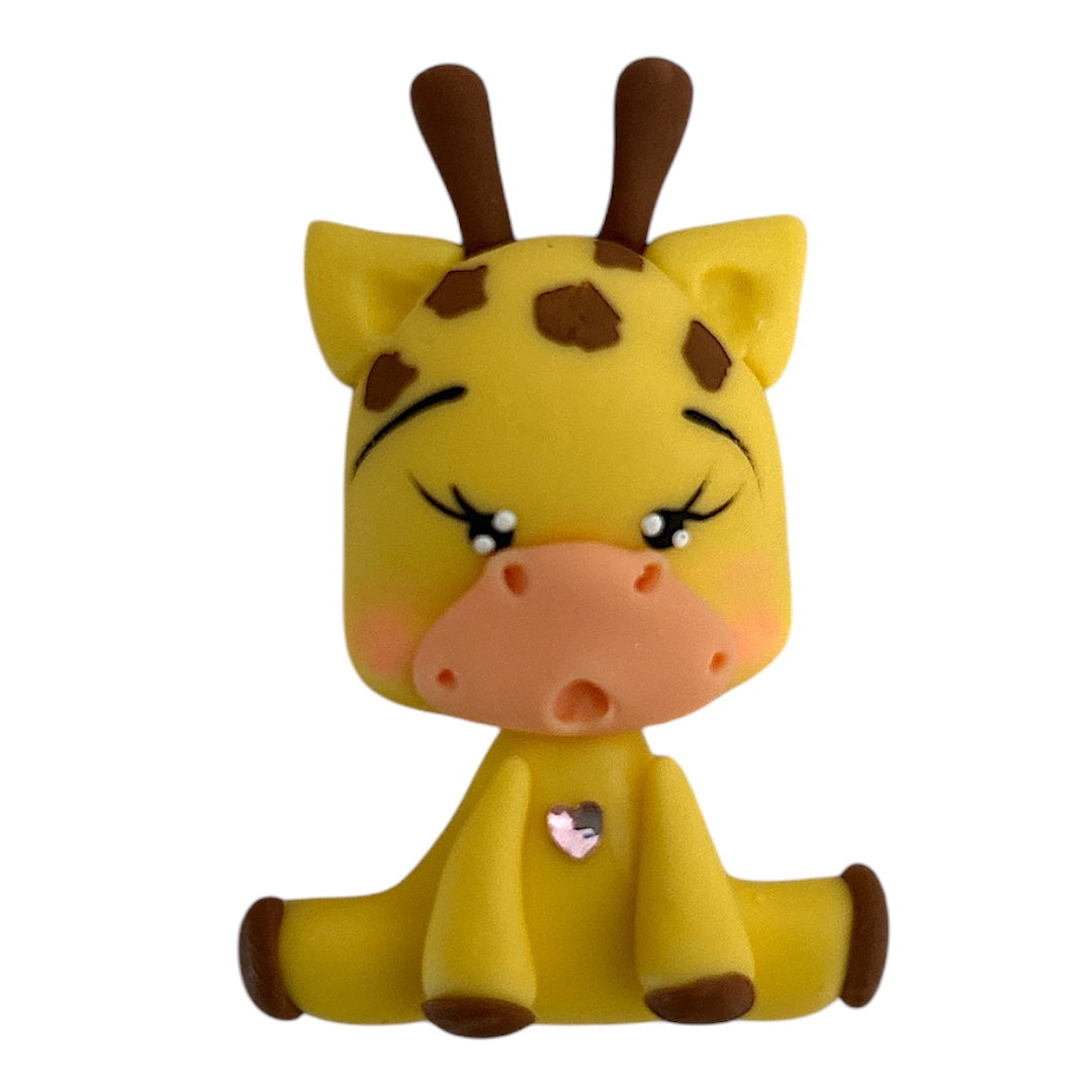 Giraffe Clay Embellishment