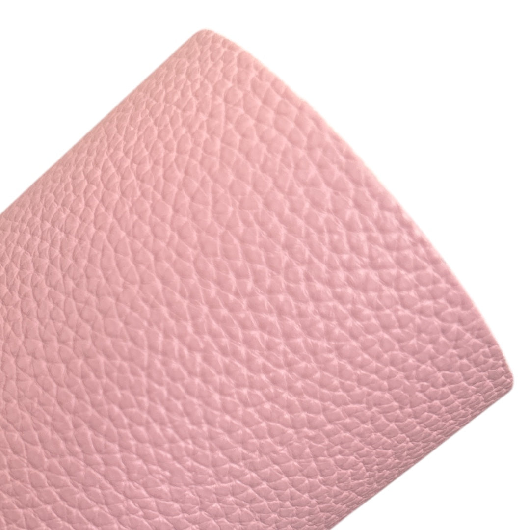 Baby Pink Litchi Faux Leather Sheets