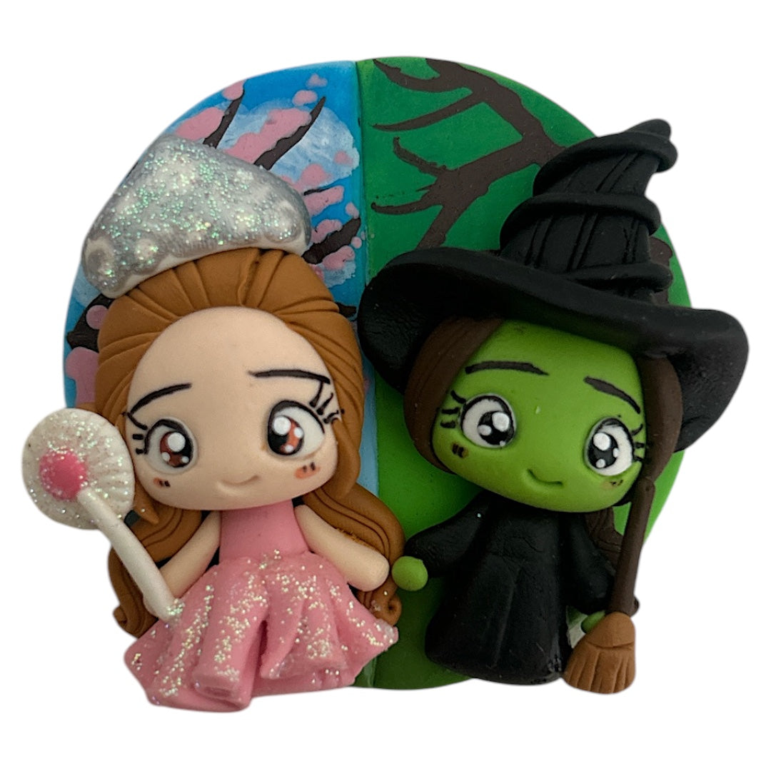 Witches Cameo Clay Embellishment