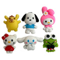Kitty and Friends (Set of 6) Miniature Clays Embellishments
