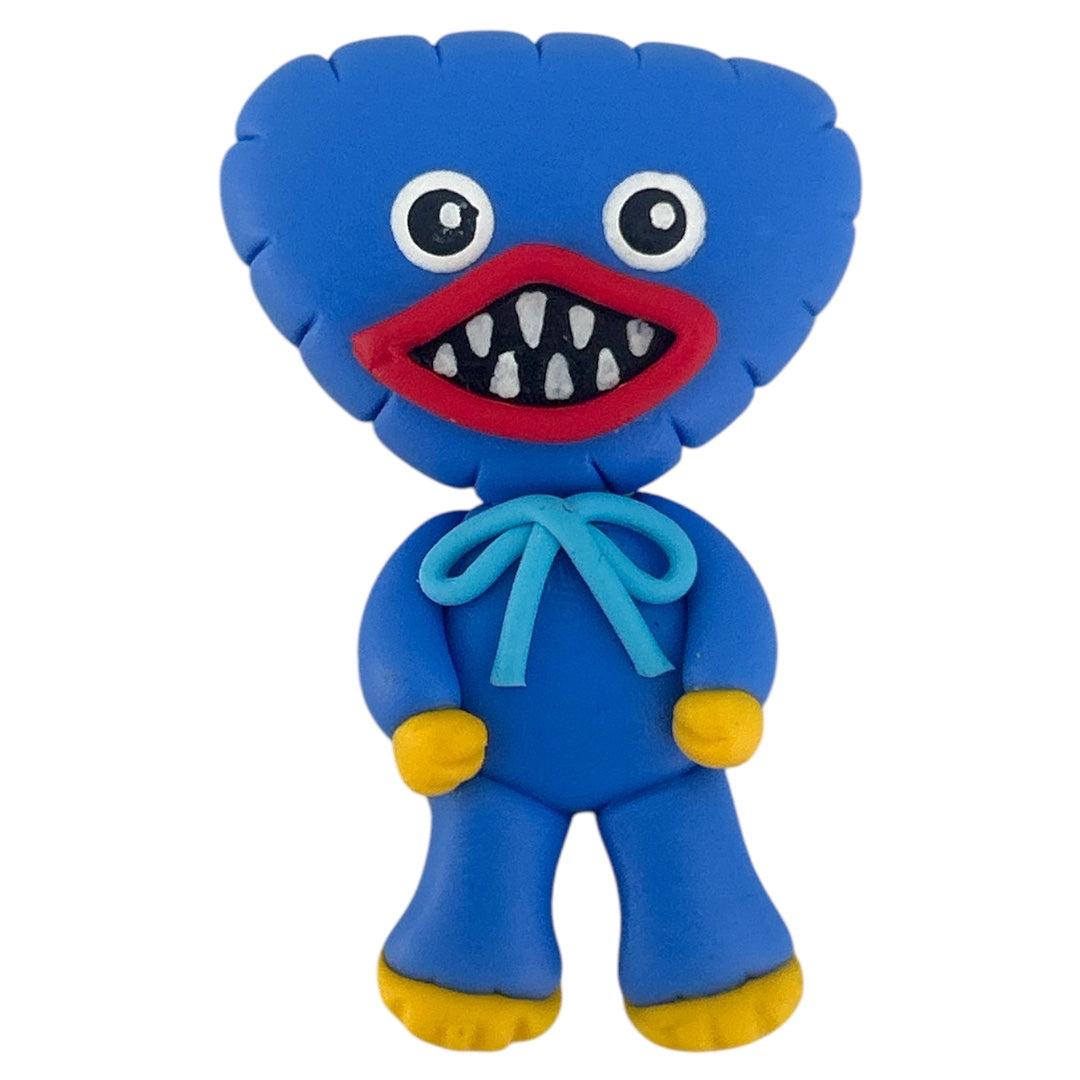 Blue Monster Clay Embellishment