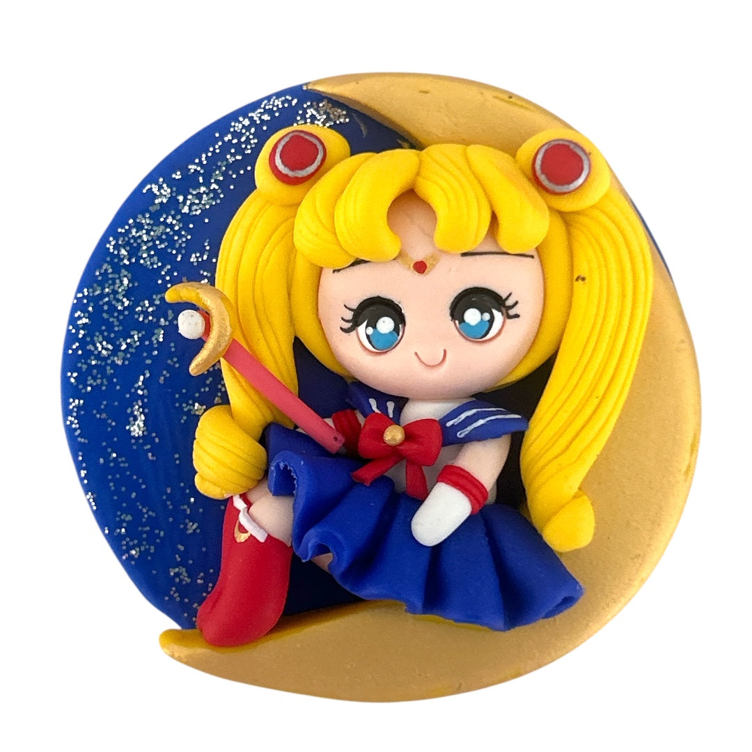 Moon Girl Cameo Clay Embellishment