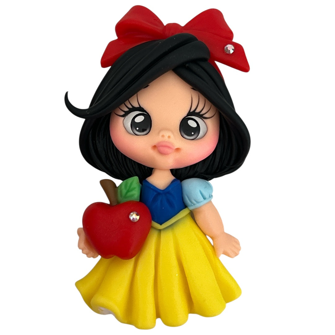 Apple Princess Clay Embellishment
