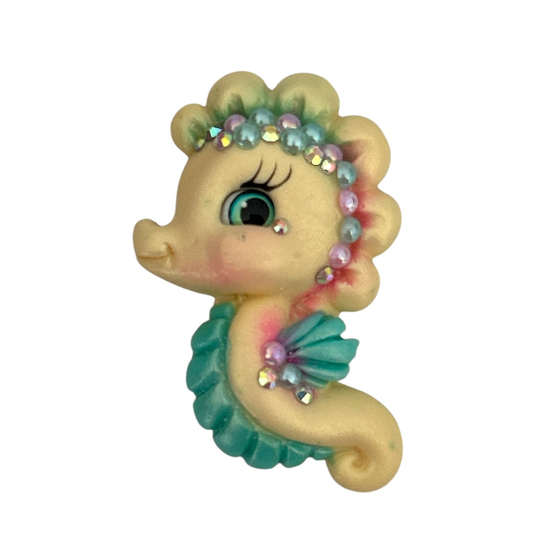 Seahorse Clay Embellishment