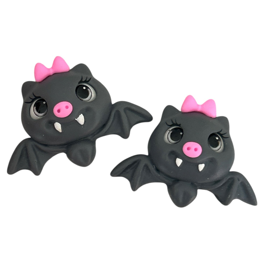 Halloween Bat (Set of 2) Clay Embellishment