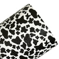 Cow Print Litchi Faux Leather Sheets