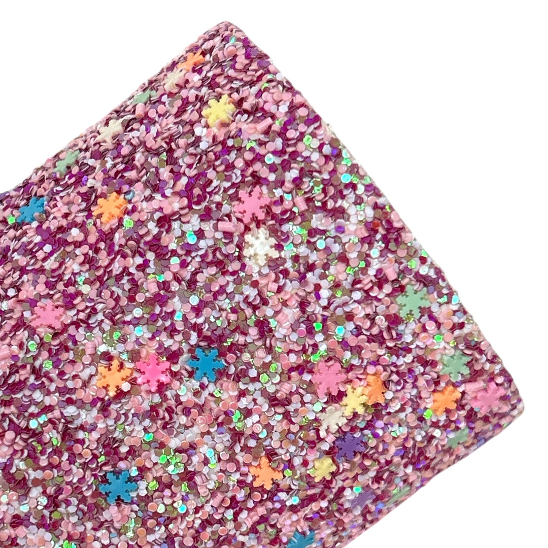 Wonderland Snowflakes Mixed Chunky Glitter Sheets