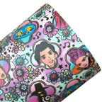 Demon Girls Printed Faux Leather Sheets