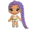 Purple Demon Girl Clay Embellishment