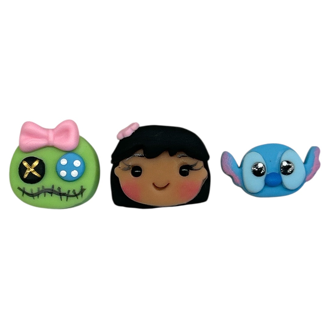 626 (Set of 3) Miniature Clays Embellishments