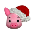 Christmas Pig Bear Friend Clay Embellishment