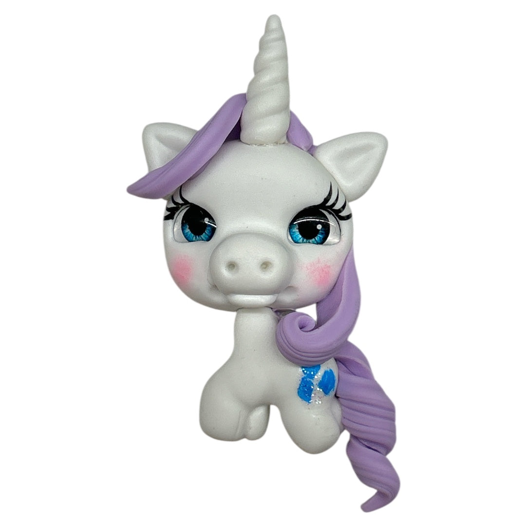 White Pony Clay Embellishment