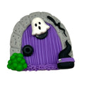 Purple Halloween House Clay Embellishment