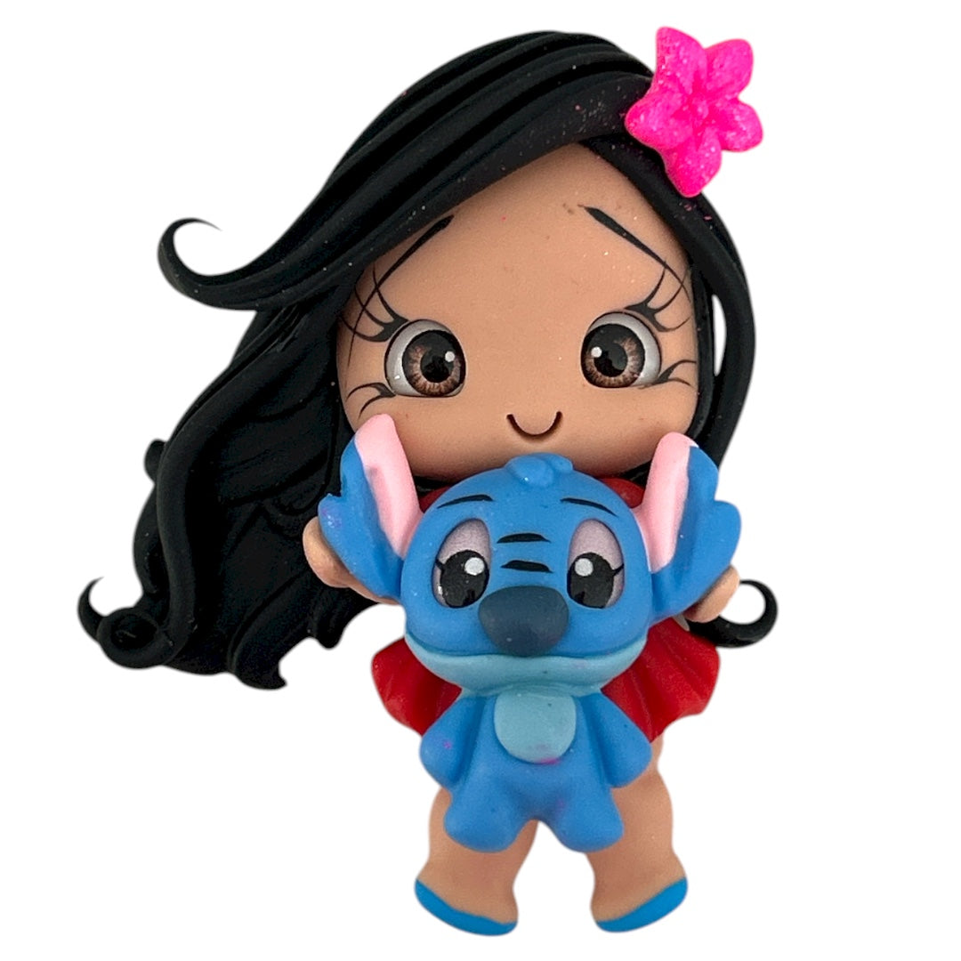 626 and Girl Clay Embellishment