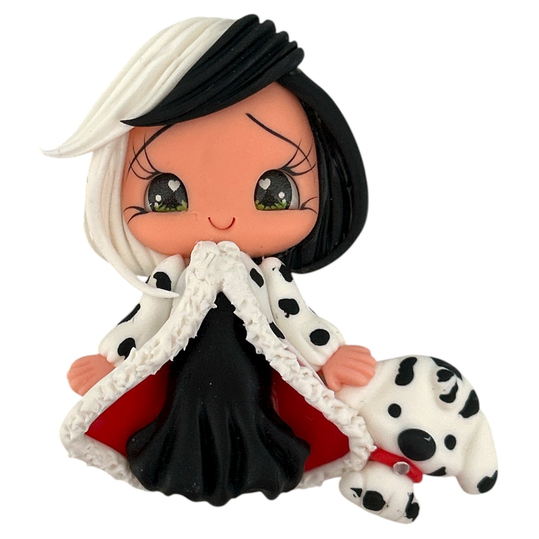 Spotted Dog Evil Villain Embellishment