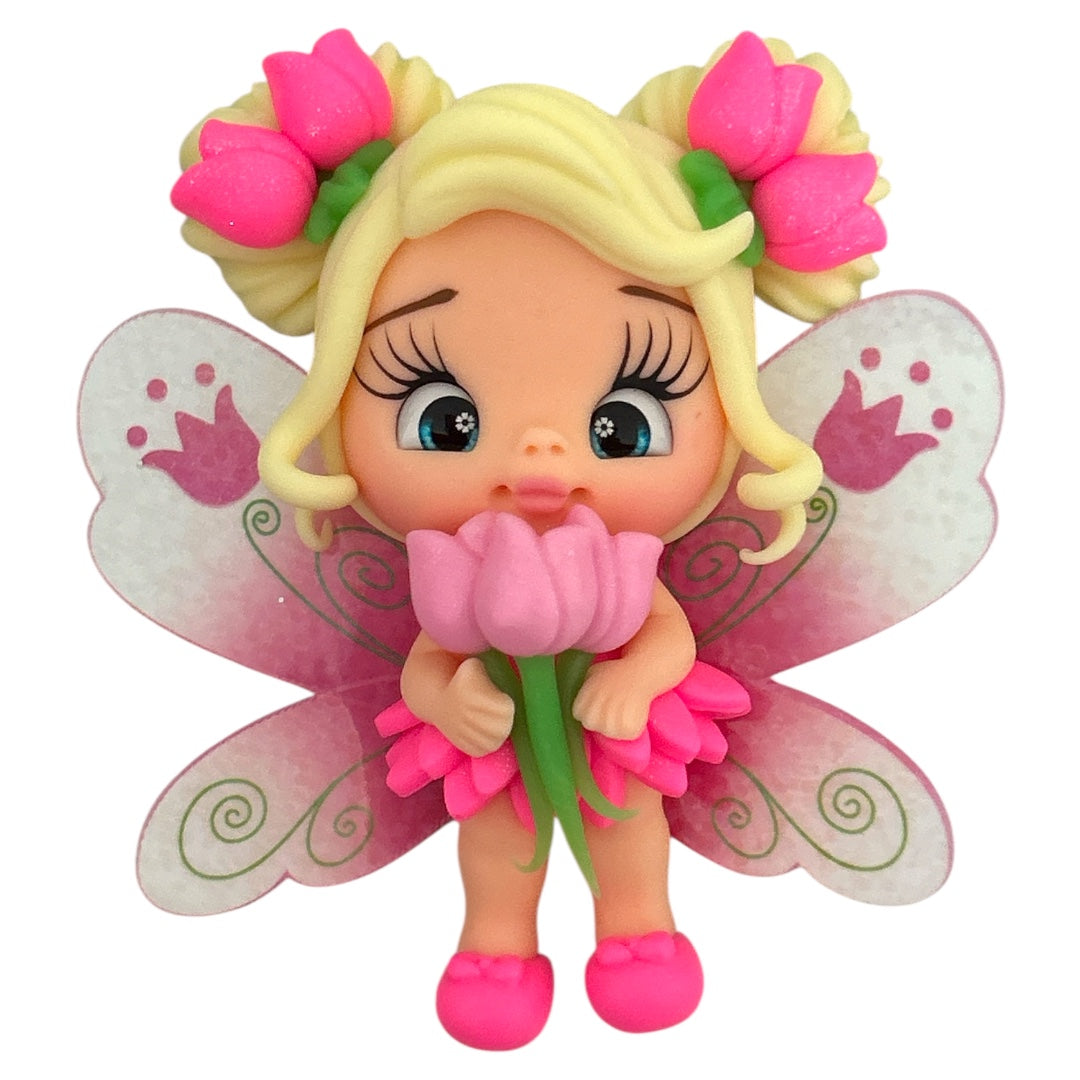Tulip Fairy Clay Embellishment