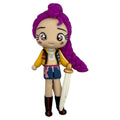 Purple Demon Girl Clay Embellishment