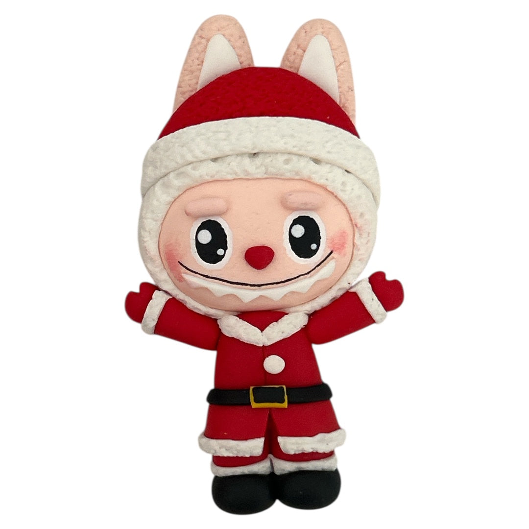 Santa Monster Clay Embellishment