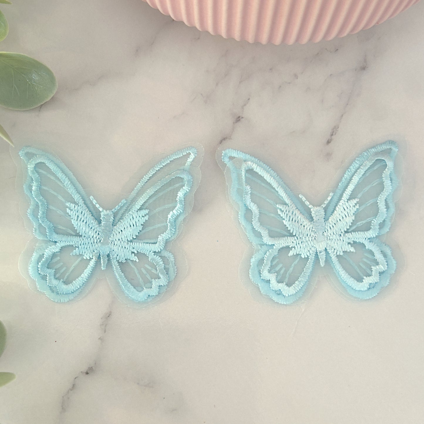 Embroidered Double Butterfly Embellishment Mix Packs
