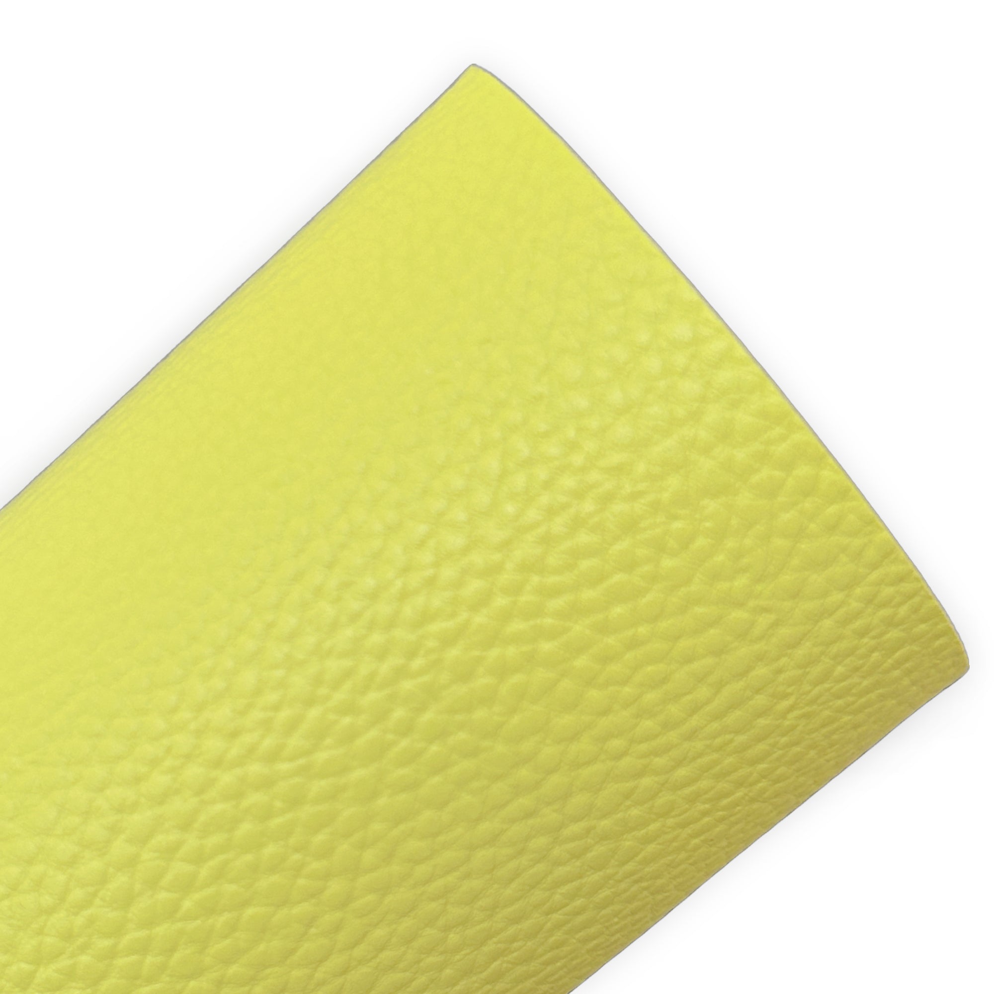Unmellow Yellow Litchi Faux Leather Sheets
