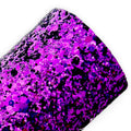 Purple Classic Chunky Glitter Faux Leather Sheet – Ideal for Crafting Hair Bows, Keychains & Accessories
