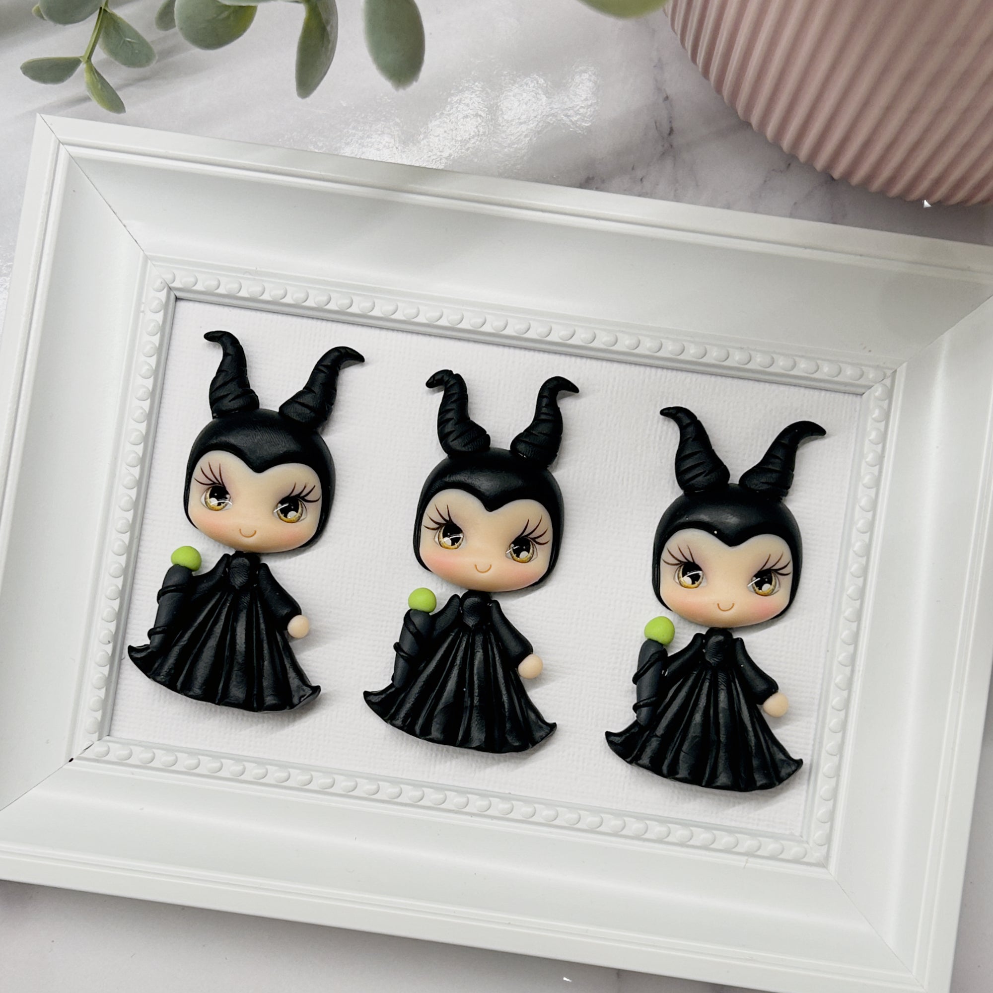 Maleficent Clay Embellishments