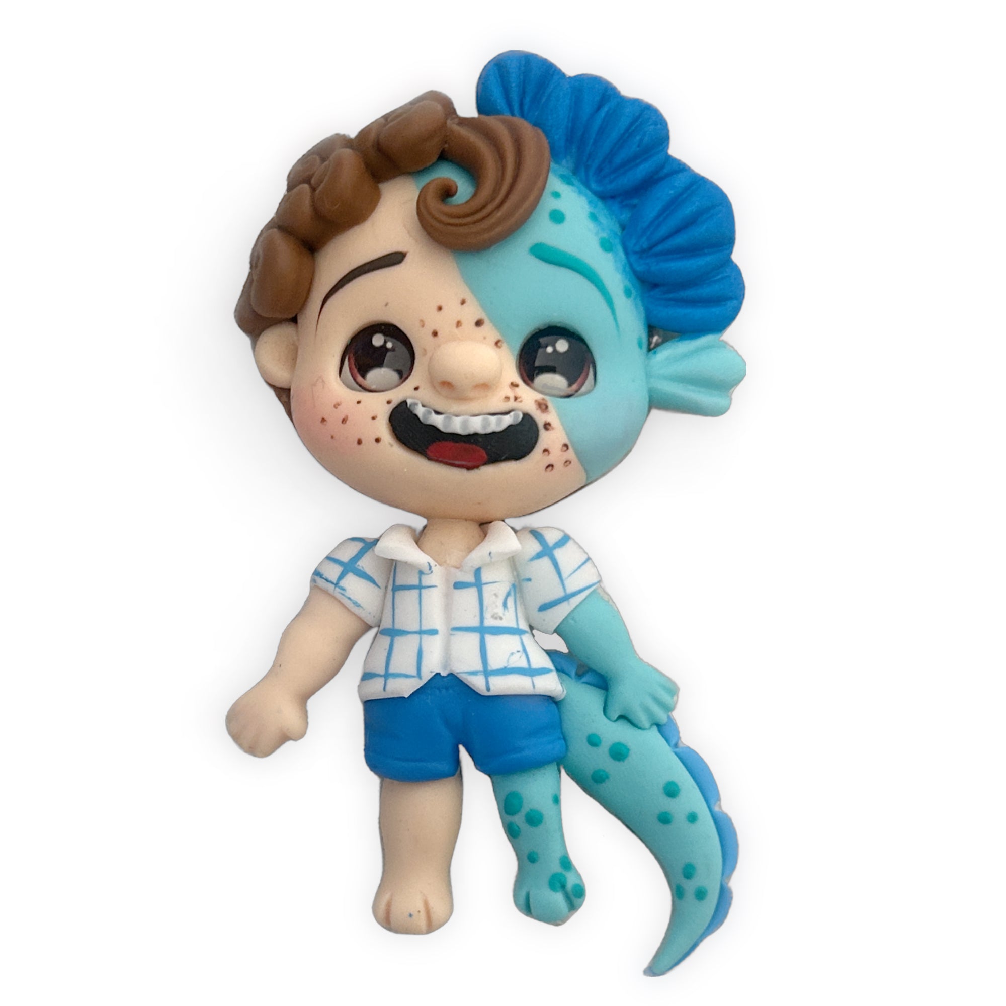 Water Monster Boy Clay Embellishment