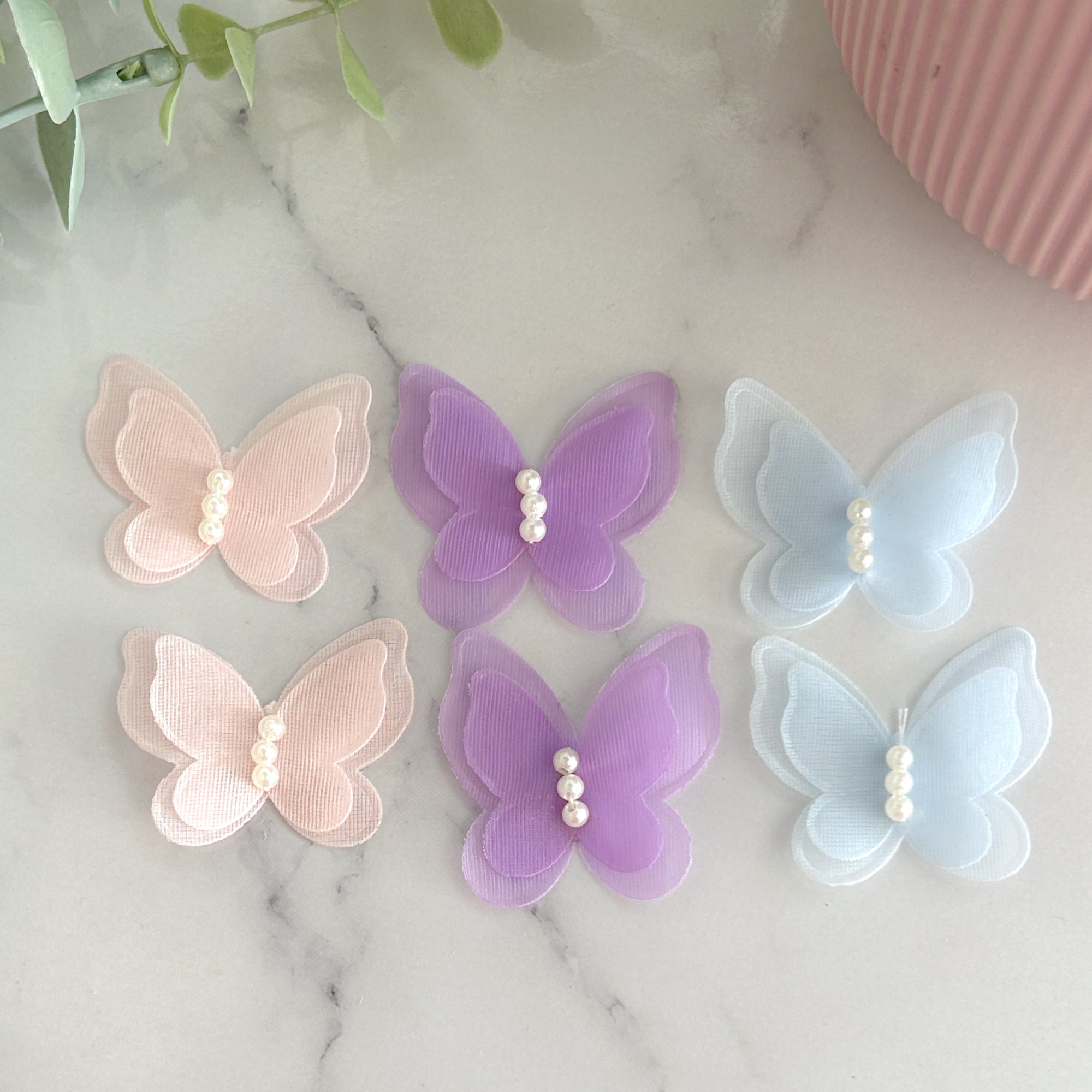 Sweet Butterflies (Pack of 6) Embellishments