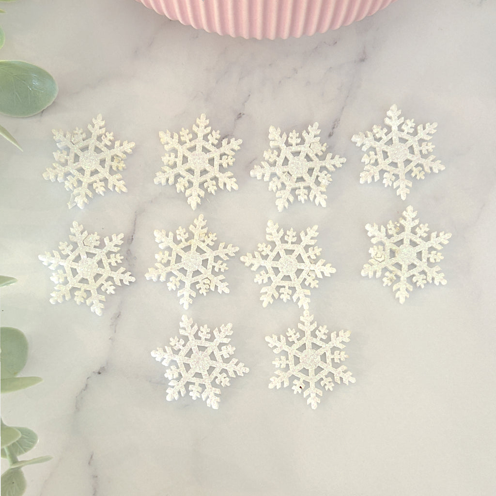Snowflake Embellishments (Pack of 10)