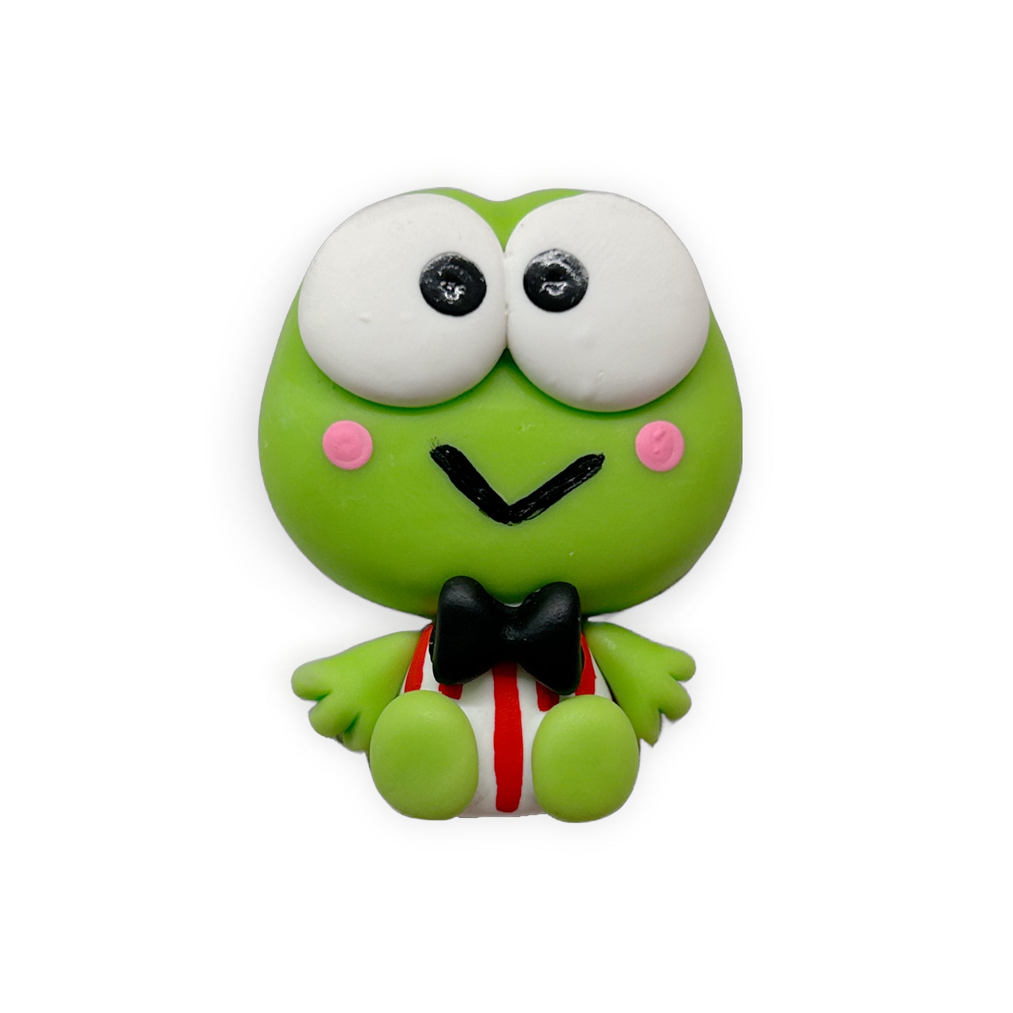 Kitty Frog Friend Clay Embellishment